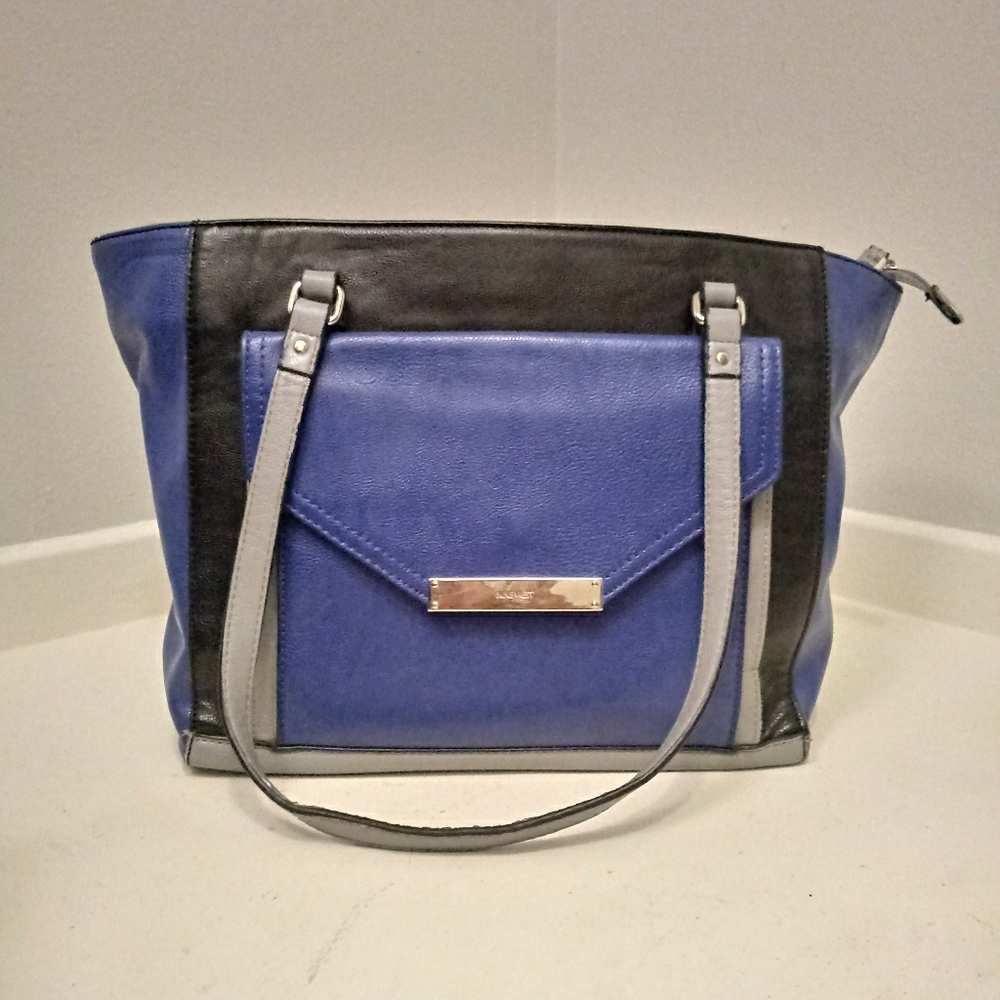 Nine west leather blue bag